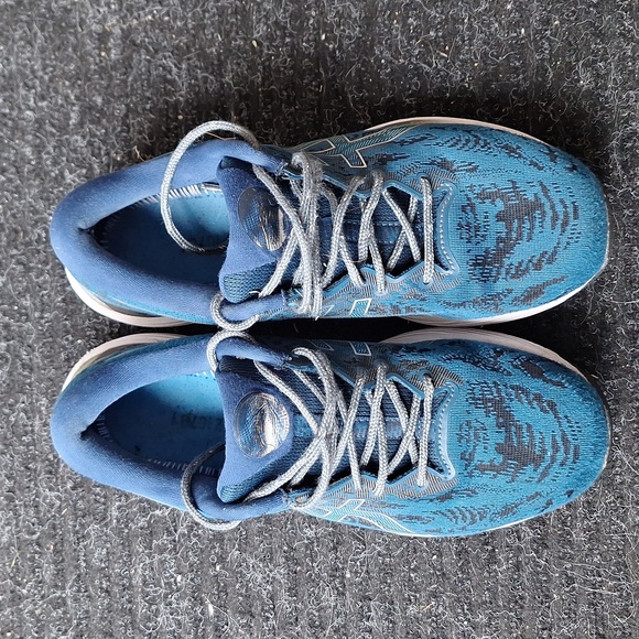 ASICS Men's Gel-Cumulus 23 Mako Blue/Pure Silver Running Shoes - Picture 3 of 17